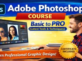 Adobe Photoshop Course – Basic to PRO (Latest Tools & Techniques) | Nain Academy