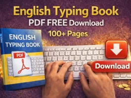 English Typing Book PDF book download