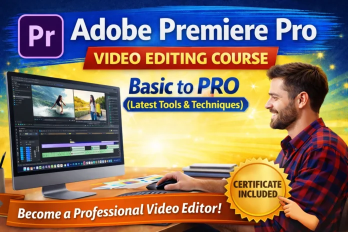 adobe premier pro video editing course